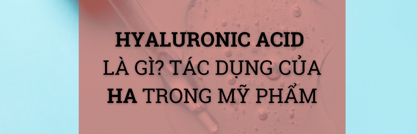 Hyaluronic Acid là gì? Tác dụng của HA trong mỹ phẩm