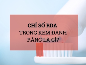Chỉ số RDA trong kem đánh răng